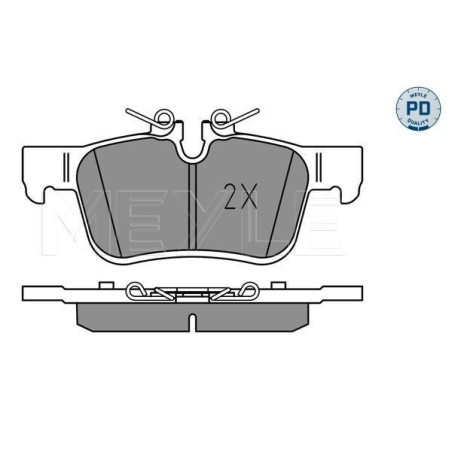 MEYLE 025 225 6816/PD Klocki hamulcowe tył dla S60 S90 V60 V90 XC60
