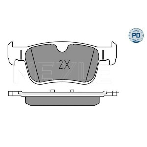 MEYLE 025 225 6816/PD Plaquettes de frein arrière pour S60 S90 V60 V90 XC60