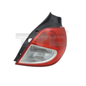 Lampa Tylna Prawa dla Renault Clio III Hatchback (2009-2012) TYC 11-12041-01-2