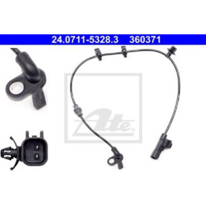ATE 24.0711-5328.3 Capteur ABS vitesse de roue arrière pour Zafira