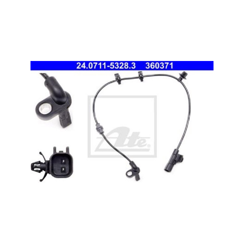 ATE 24.0711-5328.3 ABS Wheel Speed Sensor Rear for Zafira