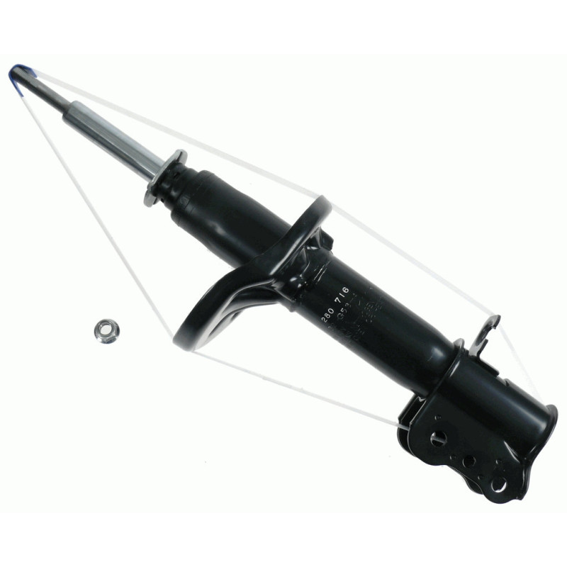 SACHS 280 716 Shock Absorber Rear Right for Mazda Premacy