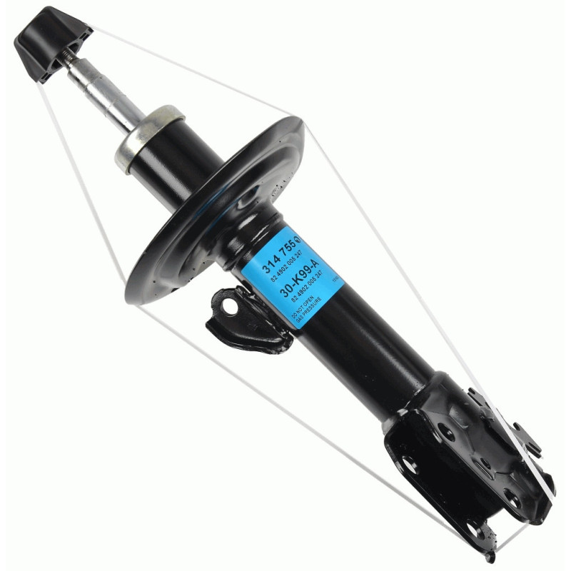 SACHS 314 755 Amortyzator przód lewy dla Toyota Yaris