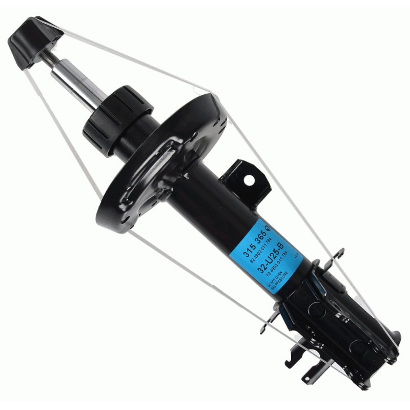 SACHS 315 365 Ammortizzatore anteriore sinistra per Fiat Linea