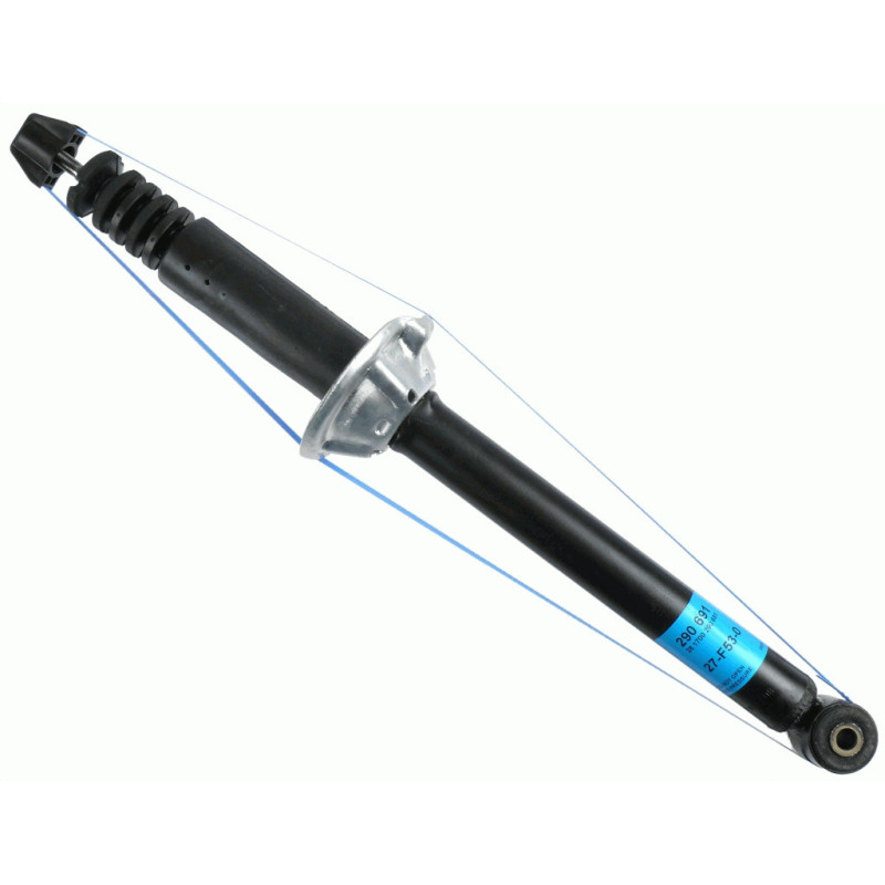 SACHS 290 691 Amortiguador trasero para Fiesta 121