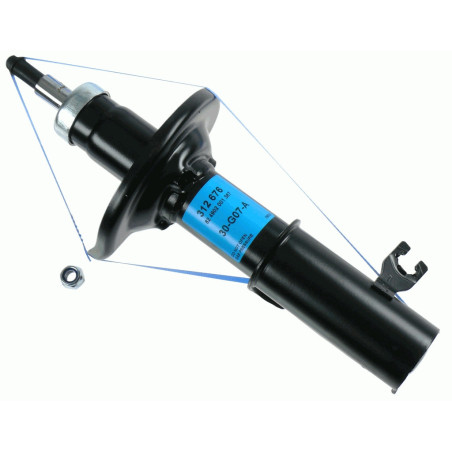 SACHS 312 676 Tlmič pérovania predný ľavé pre Mazda FAMILIA 323