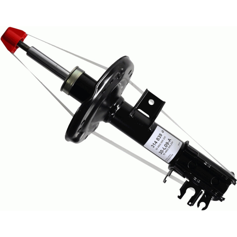 SACHS 314 839 Amortyzator przód lewy dla Fiat 500