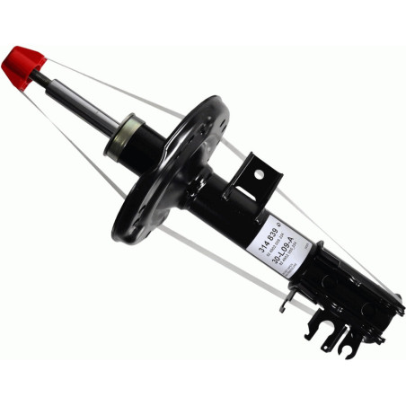 SACHS 314 839 Amortisseur avant gauche pour Fiat 500