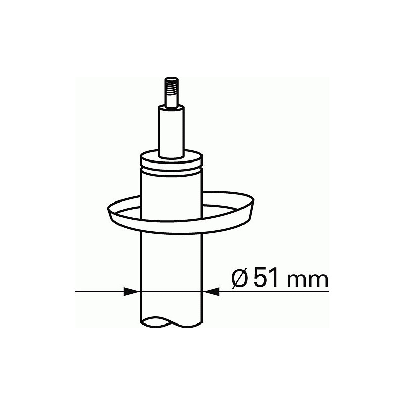 SACHS 100 456 Amortiguador delantero para BMW 3 Z1