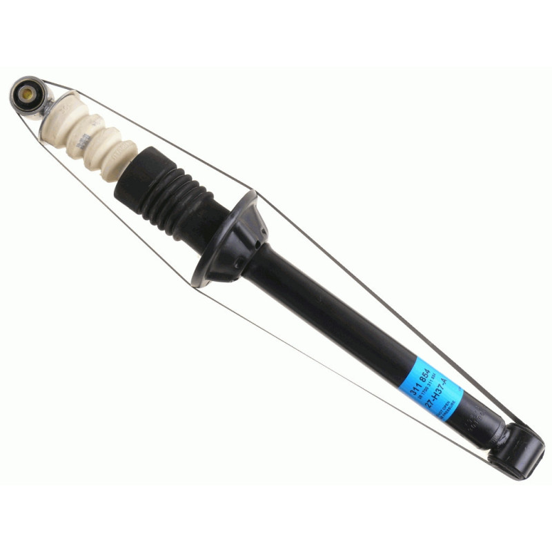 SACHS 311 854 Shock Absorber Rear for Ford Escort Orion