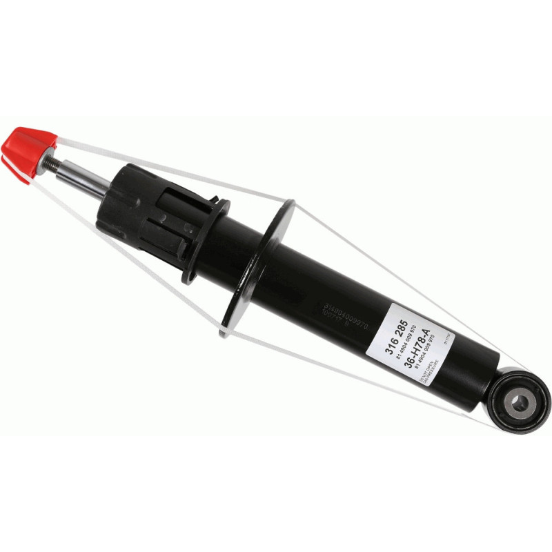 SACHS 316 285 Shock Absorber Rear for Porsche Cayenne