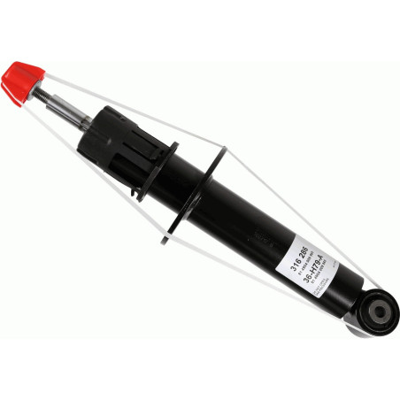 SACHS 316 286 Stoßdämpfer Hinten für VW Touareg