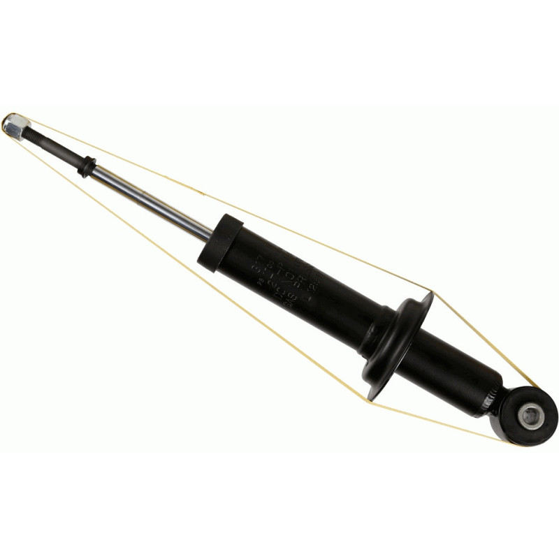 SACHS 317 617 Shock Absorber Damper Rear for Mitsubishi Outlander
