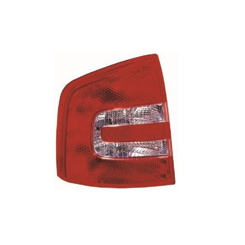 Feu arrière gauche pour Skoda Octavia II Break (2004-2008) DEPO 665-1912L-UE
