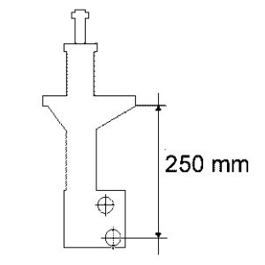 SACHS 170 790 Shock Absorber Damper Front for
