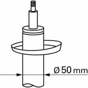 SACHS 290 861 Shock Absorber Damper Front for Fiat Stilo