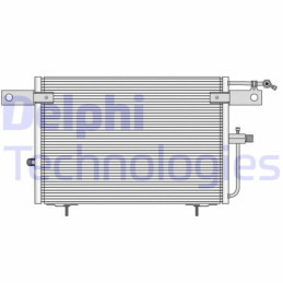 DELPHI TSP0225083 Condensatore climatizzatore