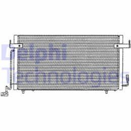 DELPHI TSP0225117 Condenseur de climatisation