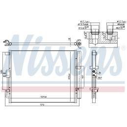 NISSENS 941133 Air conditioning condenser