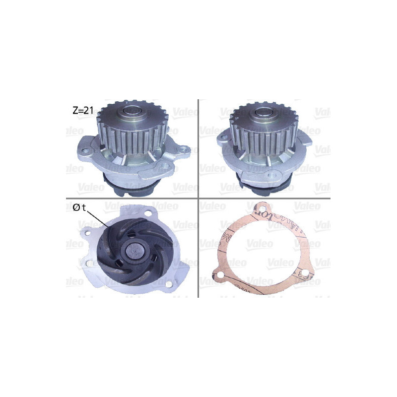 VALEO 506151 Water Pump