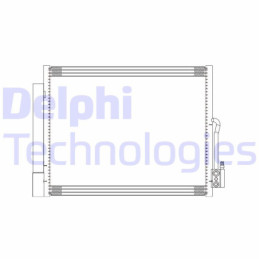 DELPHI CF20294 Condenseur de climatisation