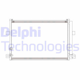DELPHI CF20301 Condenseur de climatisation