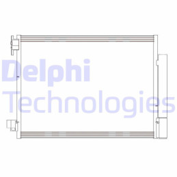 DELPHI CF20415 Condensador de aire acondicionado