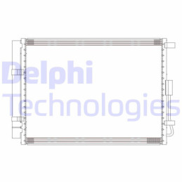 DELPHI CF20304 Condenseur de climatisation