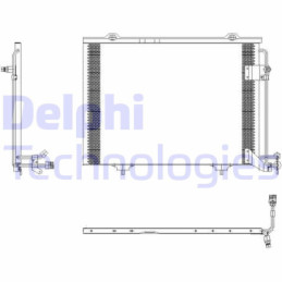 DELPHI TSP0225432 Air conditioning condenser