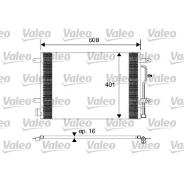 VALEO 817569 Air conditioning condenser