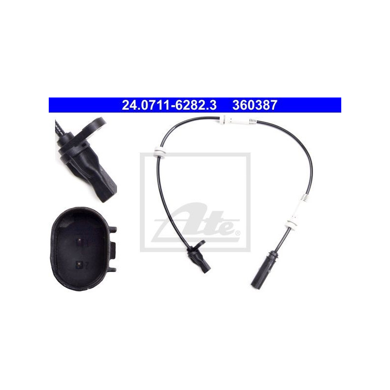 Delantero Sensor de ABS para BMW F20 F21 F22 F30 F31 F36 F32 F33 F80 F82 F83 F87 ATE 24.0711-6282.3