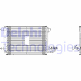 DELPHI TSP0225482 Air conditioning condenser