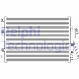 DELPHI TSP0225620 Air conditioning condenser