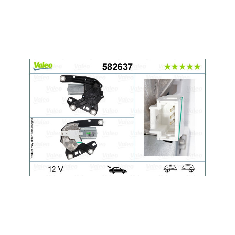 VALEO 582637 Motor stieračov