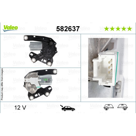 VALEO 582637 Motor stieračov