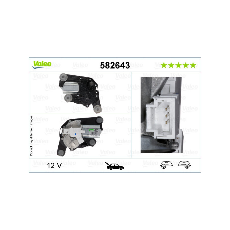 VALEO 582643 Motor stieračov