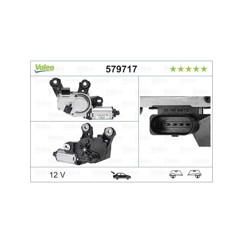 VALEO 579717 Motor del limpiaparabrisas