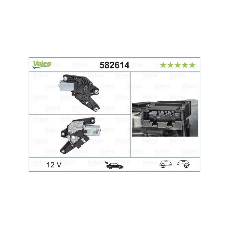VALEO 582614 Motor stieračov