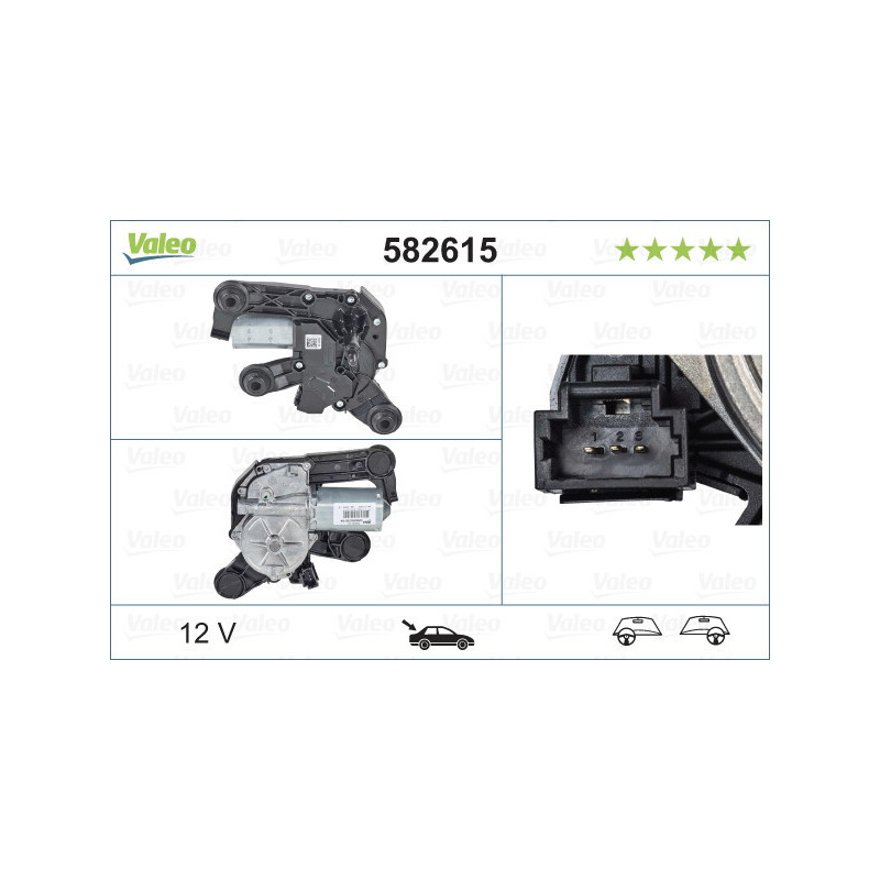 VALEO 582615 Motor stieračov