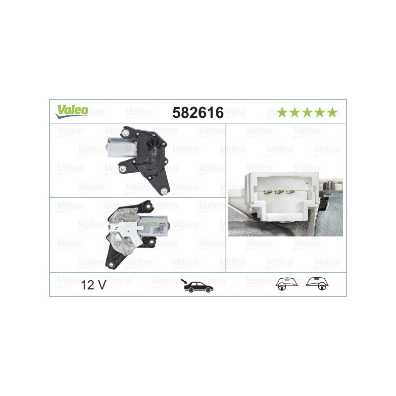 VALEO 582616 Motor del limpiaparabrisas