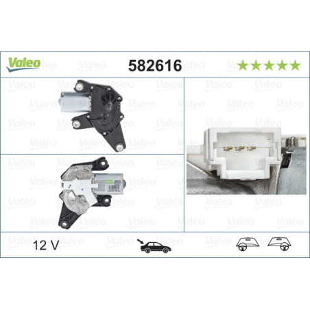 VALEO 582616 Motor stieračov