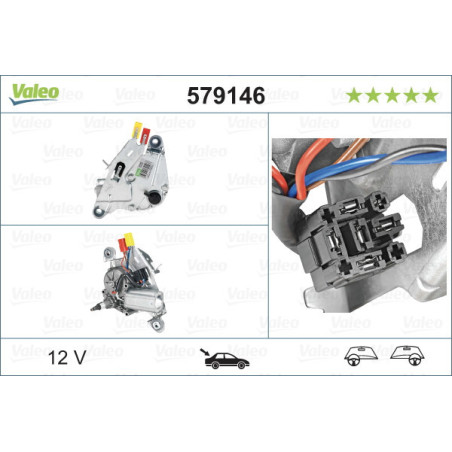 VALEO 579146 Motor stieračov