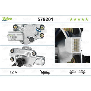 VALEO 579201 Motor del limpiaparabrisas