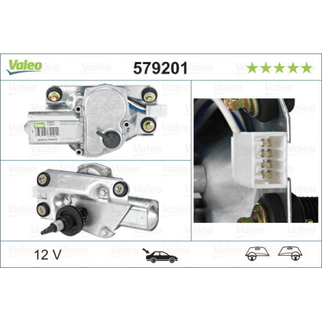 VALEO 579201 Wiper Motor