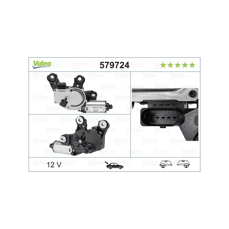 VALEO 579724 Motor stieračov
