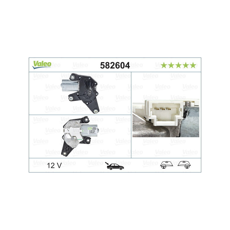 VALEO 582604 Moteur d'essuie-glace