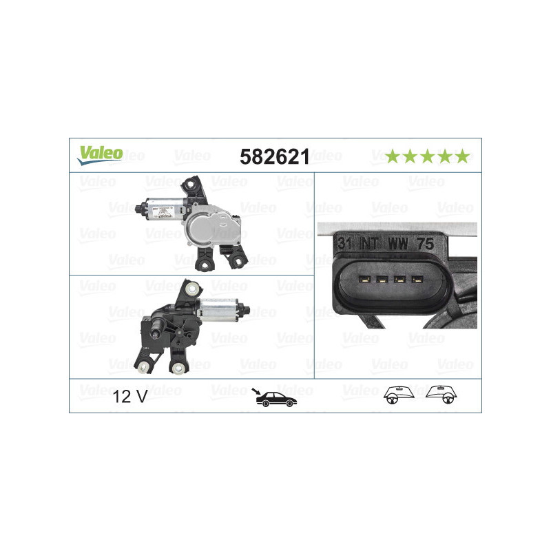 VALEO 582621 Motor del limpiaparabrisas