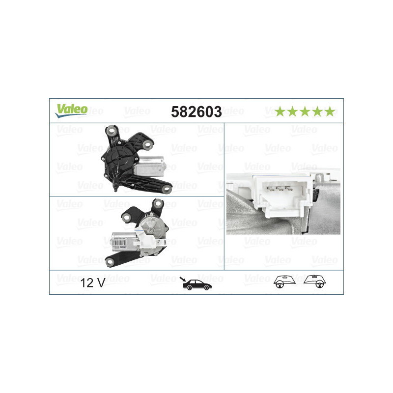 VALEO 582603 Motor stieračov