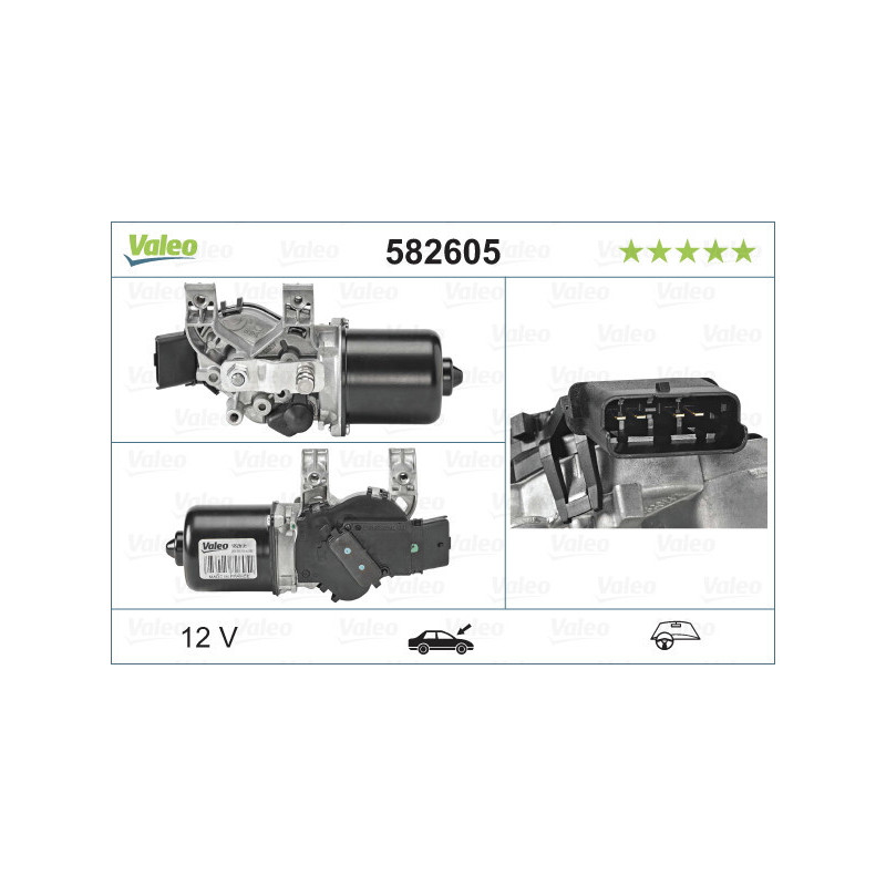 VALEO 582605 Silnik wycieraczek