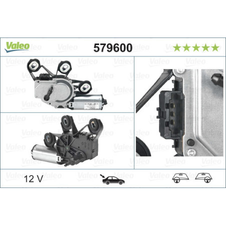 VALEO 579600 Silnik wycieraczek